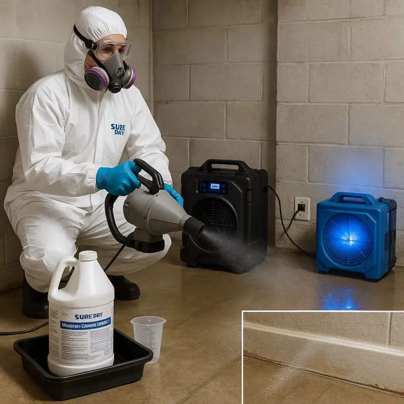 Sanitization and Odor Removal process in Courtland, VA